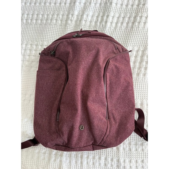 Lululemon Define Backpack OS Heathered Cassis W9CQDS Laptop Bag Maroon main image 7